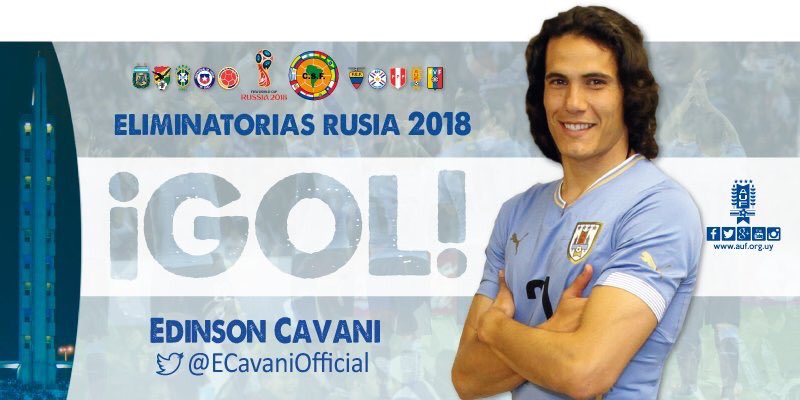 Cavani dans ses habitudes lors de la victoire de l'Uruguay, qualifié pour la Coupe du Monde