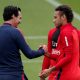 Emery Neymar On travaille avec lui avec des vidéos pour voir comment il peut faire mieux