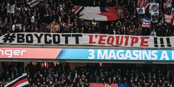 Le Collectif Ultras Paris appelle de nouveau au boycott de L'Equipe