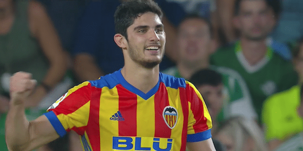 Gonçalo Guedes parmi les 3 finalistes pour être élu joueur du mois d'octobre en Liga