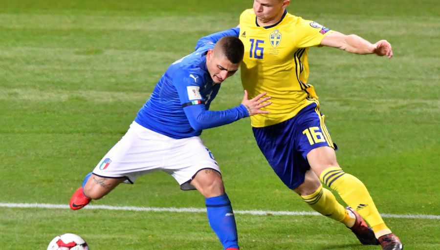 Marco Verratti très critiqué en Italie après la défaite contre la Suède