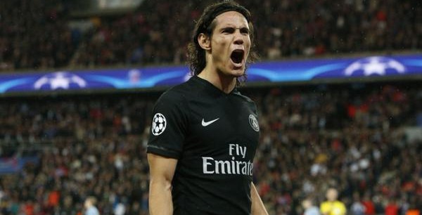 Cavani a le meilleur ration ballon touchés buts des 5 grands championnats européens en 2017