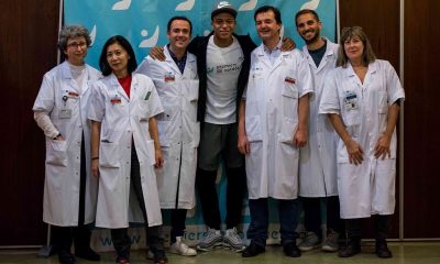 Kylian Mbappé a fait une visite surprise à l'hôpital Jean-Verdier à Bondy