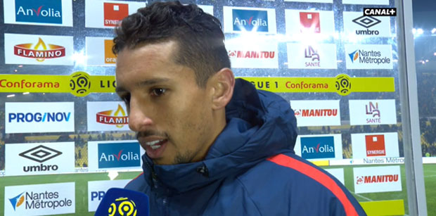 Nantes/PSG - Marquinhos "C'est 3 points très importants et difficiles obtenus à Nantes"