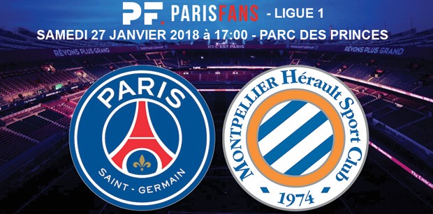 PSG/Montpellier - Les équipes officielles