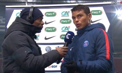 Rennes/PSG - Thiago Silva "On a respecté cette bonne équipe...Je dois féliciter tout le monde"