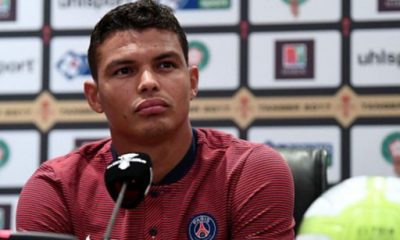 Thiago Silva conférence de presse PSG