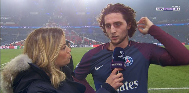 Adrien Rabiot réaction PSG/Real Madrid