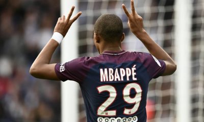 Kylian Mbappé célébration