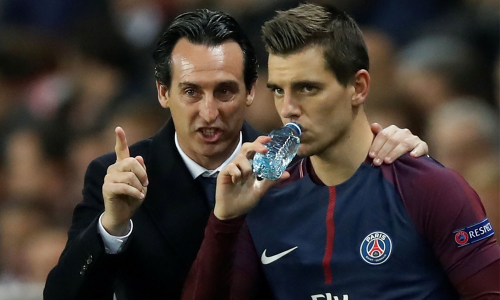 Unai Emery + Lo Celso PSG