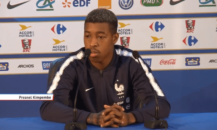 Kimpembe "L'Allemagne ? Ça fait bizarre...ça me déçoit pour Trapp et Draxler"