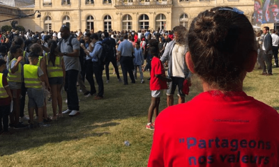 Des enfants de la Fondation PSG étaient à l'Élysée pour la célébration de la Coupe du Monde