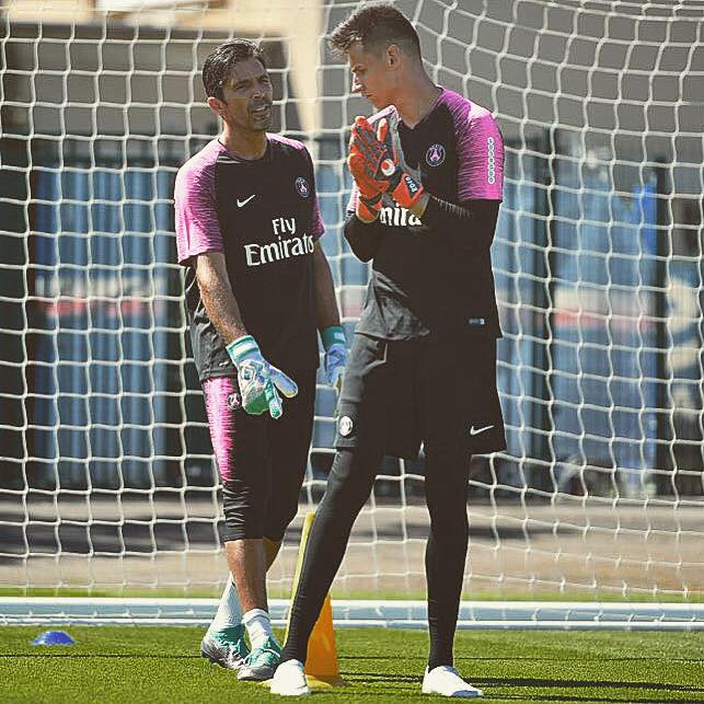 Les images du PSG ce lundi les grandes premières de Gianluigi Buffon.jpg