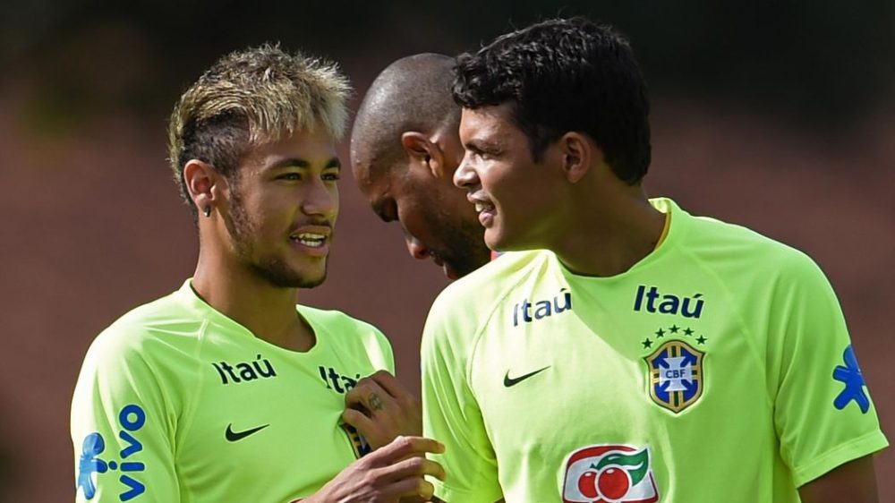 Neymar+ Thiago Silva