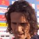 Nîmes/PSG - Cavani "Ils ont su nous faire mal, c'est bien de jouer des matchs comme ça."