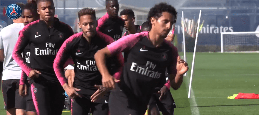 Les images du PSG ce samedi : célébrations et entraînement