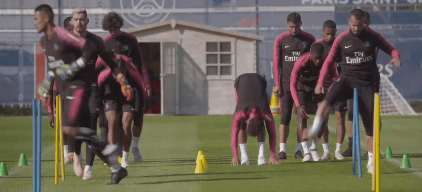 Les images du PSG ce lundi : sourires et entraînement !