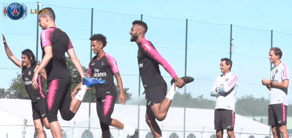 Les images du PSG ce mardi : entraînement avec Choupo-Moting et Dani Alves au travail