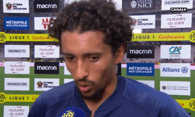 Nice/PSG - Marquinhos "se mettre dans la tête qu'il faut bien travailler à chaque match de Ligue 1 pour aller loin en Europe"