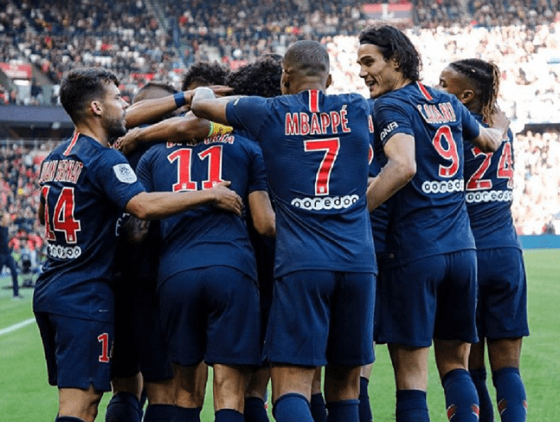 Les images du PSG ce samedi : célébrations de la large victoire contre Amiens