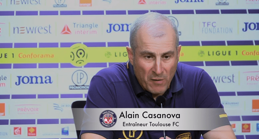 PSG/Toulouse - Casanova "J’ai énormément de regrets...mon équipe a fait le match qu’elle s’était promis de faire"