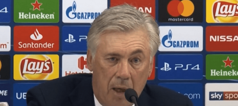 NaplesPSG - Ancelotti Paris imprévisible, Buffon, confiance et la situation du groupe.