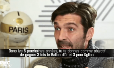 Buffon raconte comment il stimule Mbappé et Neymar, qui doivent gagner des Ballon d'Or