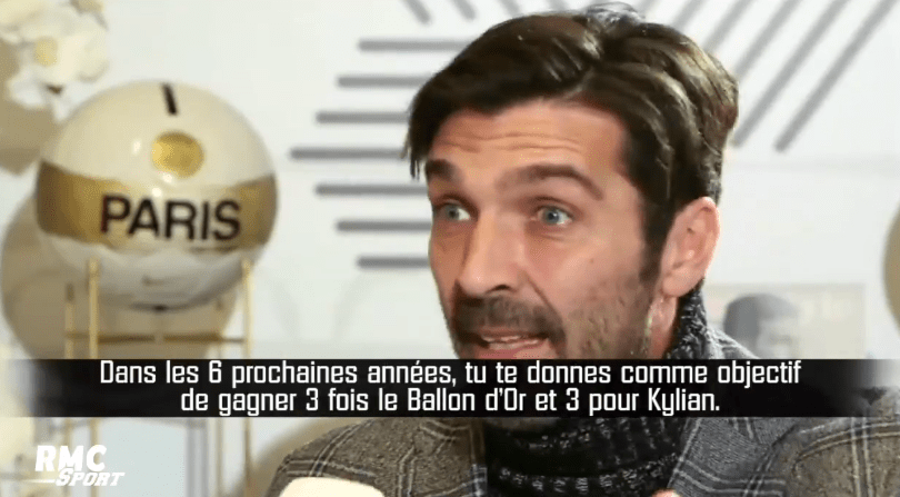 Buffon raconte comment il stimule Mbappé et Neymar, qui doivent gagner des Ballon d'Or