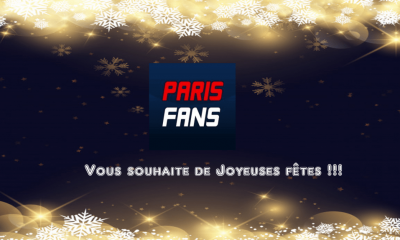 Parisfans vous souhaite un Joyeux Noël 2019 !