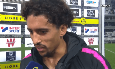 Bordeaux/PSG - Marquinhos "C'est mérité. Ils ont fait le match qu'il fallait"