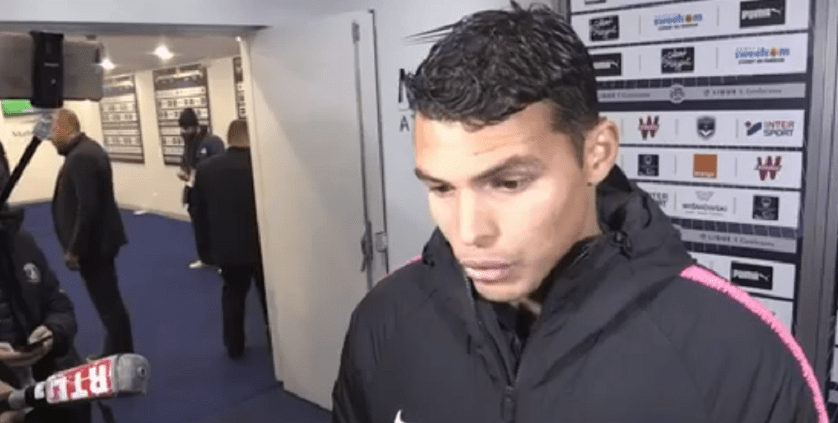 Bordeaux/PSG - Thiago Silva "il faudra faire tourner, car nous ne sommes pas des machines."