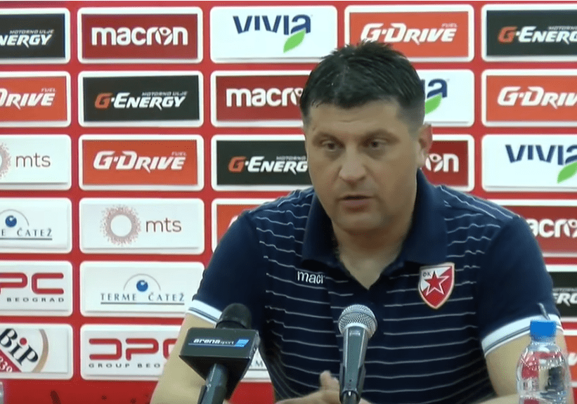 Belgrade/PSG - Milojevic "Je voudrais féliciter mes joueurs qui ont fait un bon match en dépit du résultat défavorable"