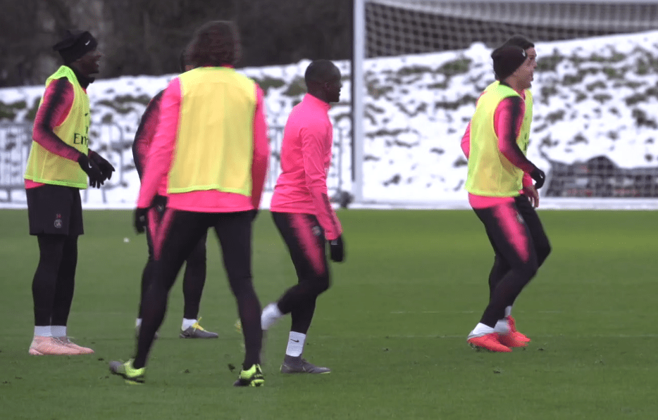 Adrien Rabiot fait son retour à l'entraînement avec l'équipe première du PSG