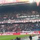 La banderole des supporters du PSG contre la décision de la LFP de sanctionner le FC Nantes