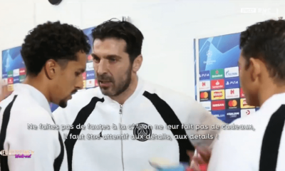 Les consignes de Buffon à Marquinhos et Thiago Silva avant d'affronter Manchester United