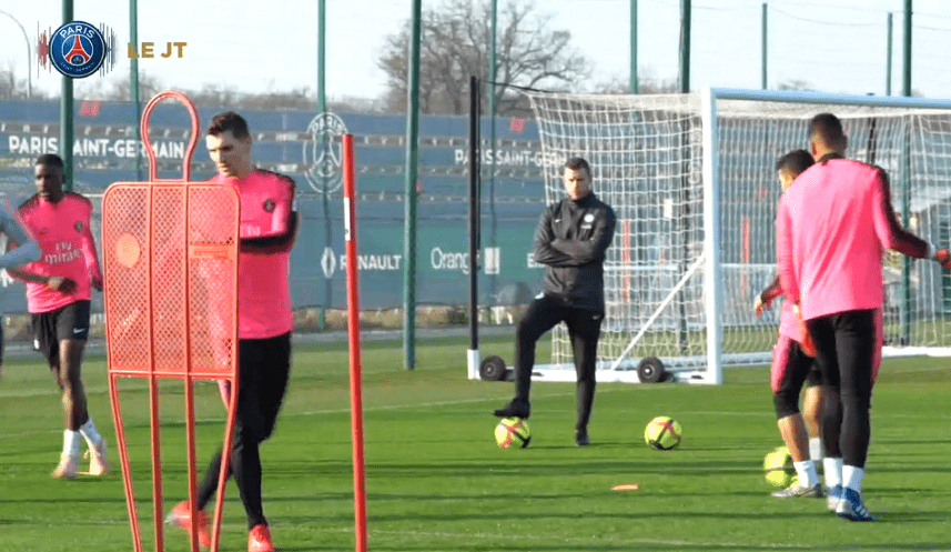 Thomas Meunier a repris l'entraînement collectif avec le PSG