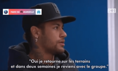 Neymar annonce le moment de son retour avec le groupe du PSG !