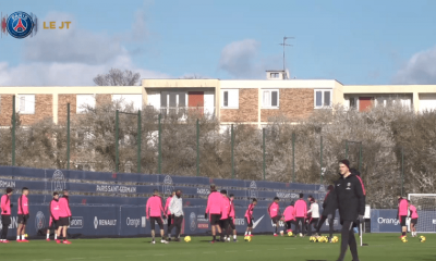 Les images du PSG ce lundi : conférence de presse et entraînement