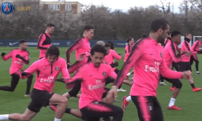 Les images du PSG ce lundi : visite d'un joueur de NFL et entraînement pour préparer la réception de Manchester