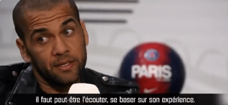 Dani Alves "J'aimerais que, quand je dis quelque chose, on m'écoute d'avantage"