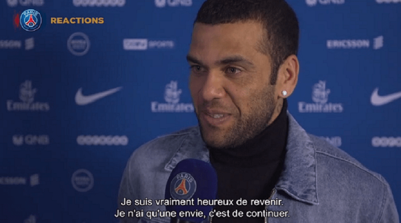 PSG/Nantes - Dani Alves "Neymar, on a envie de prendre du plaisir ensemble dans ce club"