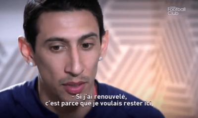 Di Maria "Si j'ai renouvelé c'est parce que je voulais rester ici, j'ai l'ambition de gagner la Ligue des Champions"