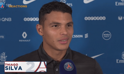 Thiago Silva "Le coach nous a rappelé qu'on devait continuer à gagner...Le PSG représente beaucoup pour moi"