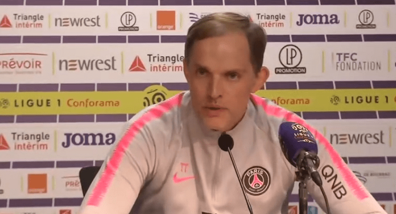 Toulouse/PSG - Tuchel "Il pourrait y avoir plusieurs raisons de se relâcher, mais personne ne le fait"