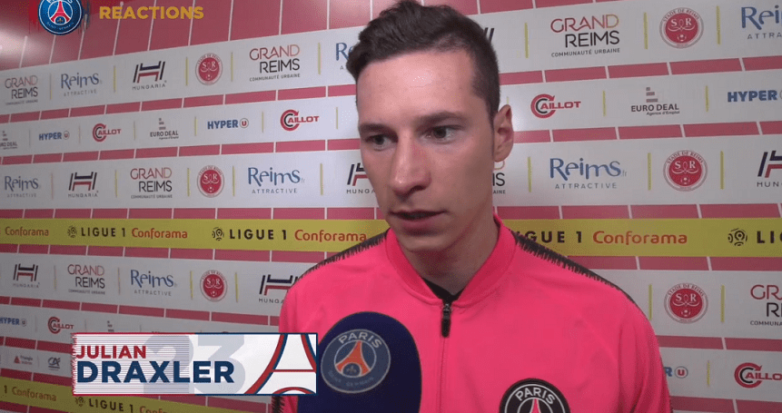 Reims/PSG - Draxler "Nous sommes désolé pour ce soir, mais nous donnerons tout à nouveau la saison prochaine"