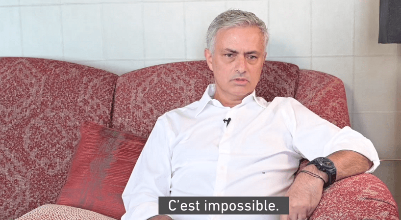 Mourinho répond à la rumeur qui l'envoie au PSG "c'est impossible"