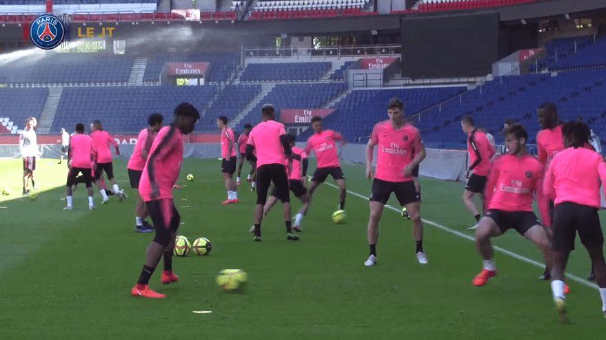 Les images du PSG ce jeudi : sourires, entraînement et top buts de la saison