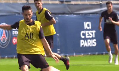 Revivez la première semaine d'entraînement de Sarabia au PSG au plus près