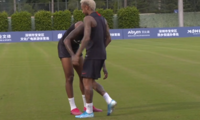 Les images du PSG ce dimanche : voyage à Suzhou, entraînement et une journée avec Cavani