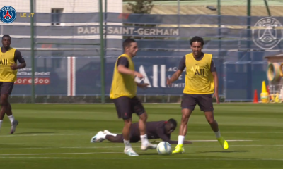 Les images du PSG ce mercredi : deux séances d'entraînement